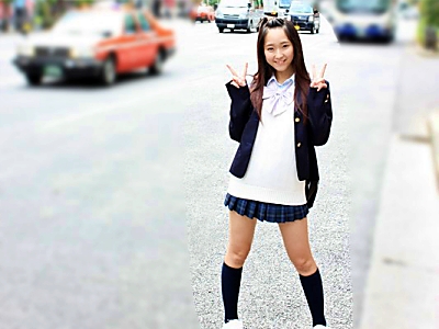 【ハメ撮り】めちゃくちゃ可愛い小柄女子高生が、制服姿で放課後援交デート‼
